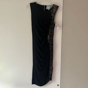 Black and Nude Lace CeCe Dress